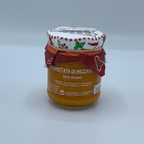 Spaghettata di Mezzanotte Pesto Piccante Frutti di Sicilia 180g