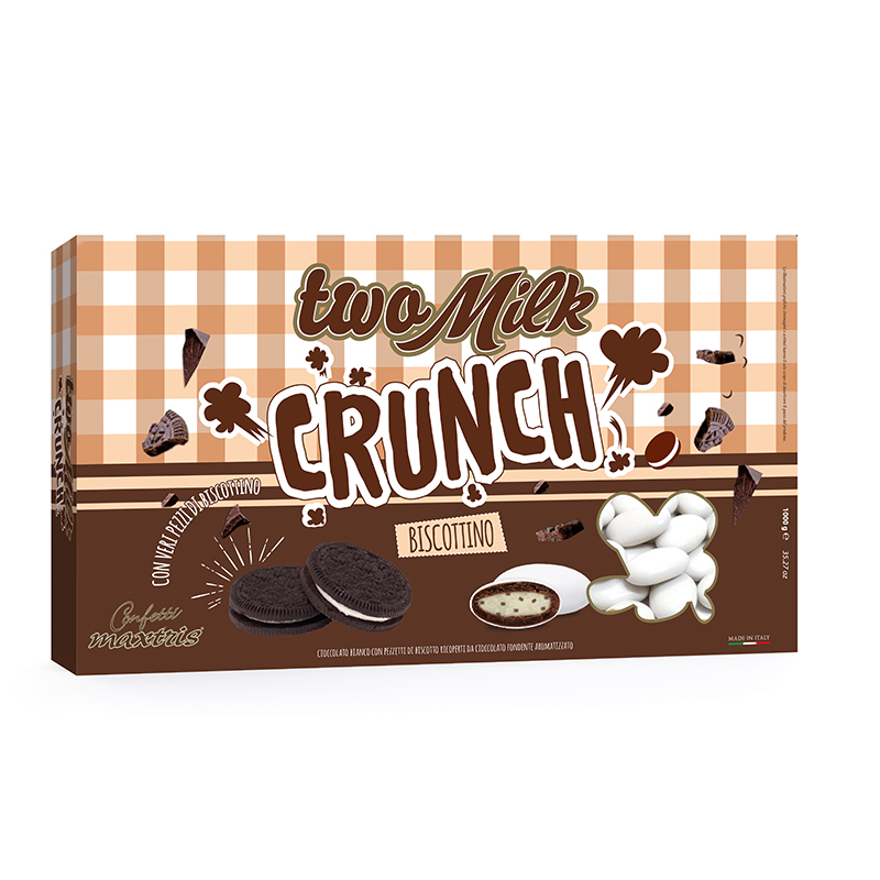 Confetti Maxtris Two Milk Crunch Biscottino 1 Kg