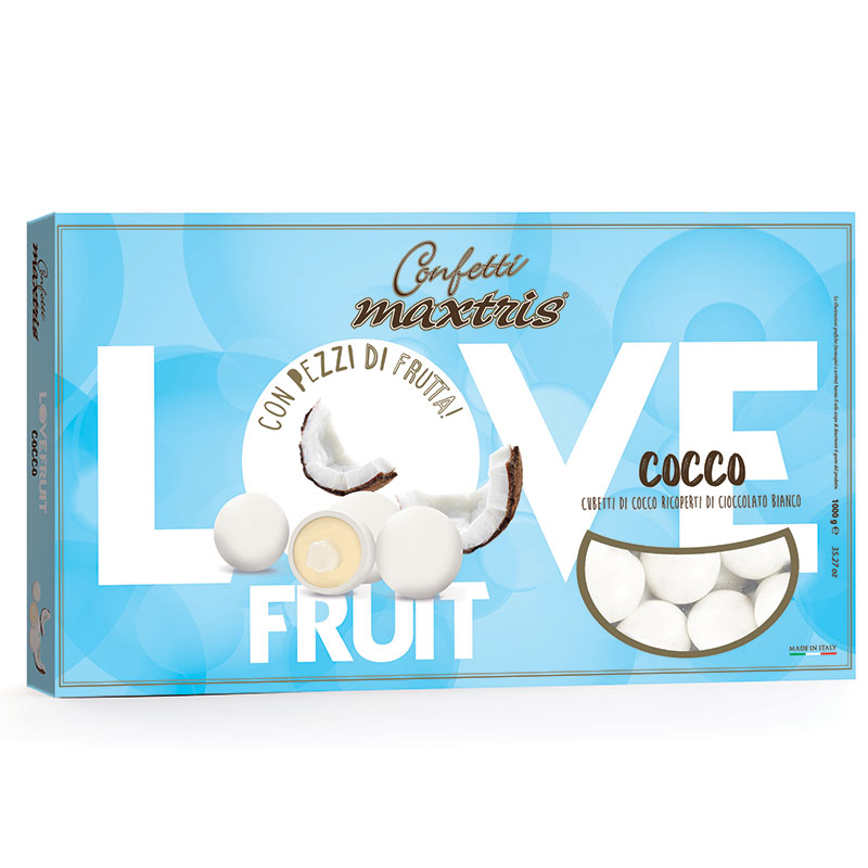 Confetti Maxtris Love Fruit Cocco (Gluten Free) 1 Kg