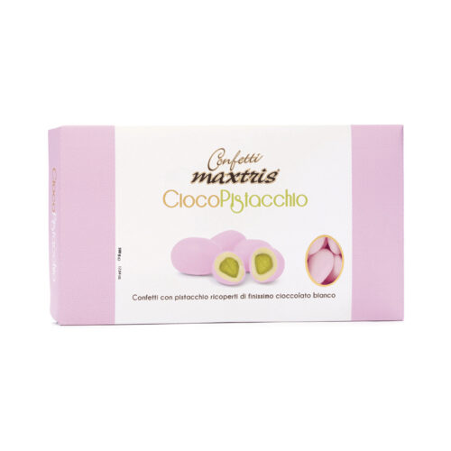 Confetti Maxtris CiocoPistacchio Rosa (Gluten Free) 500g.
