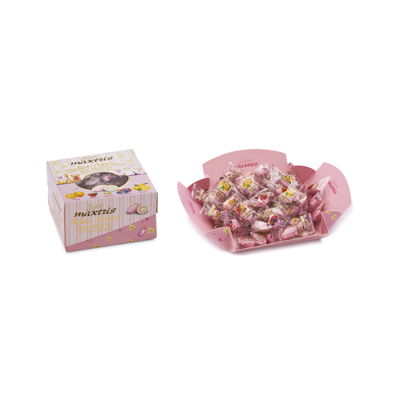 CONFETTI MAXTRIS INCARTATI FRUTTA ROSA