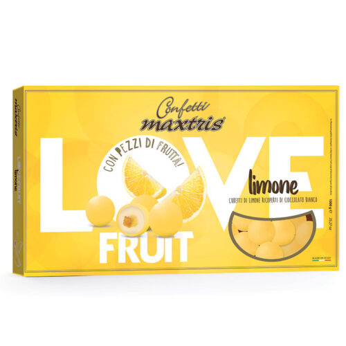Confetti Maxtris Love Fruit Limone (Gluten Free) 1 Kg