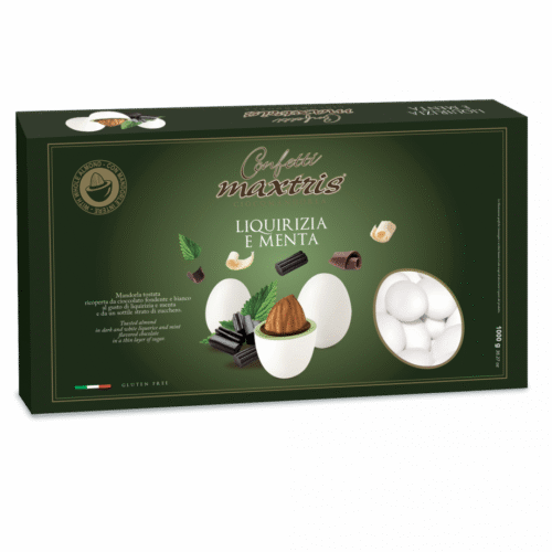 Confetti Maxtris Liquirizia e Menta (Gluten Free)  1 kg