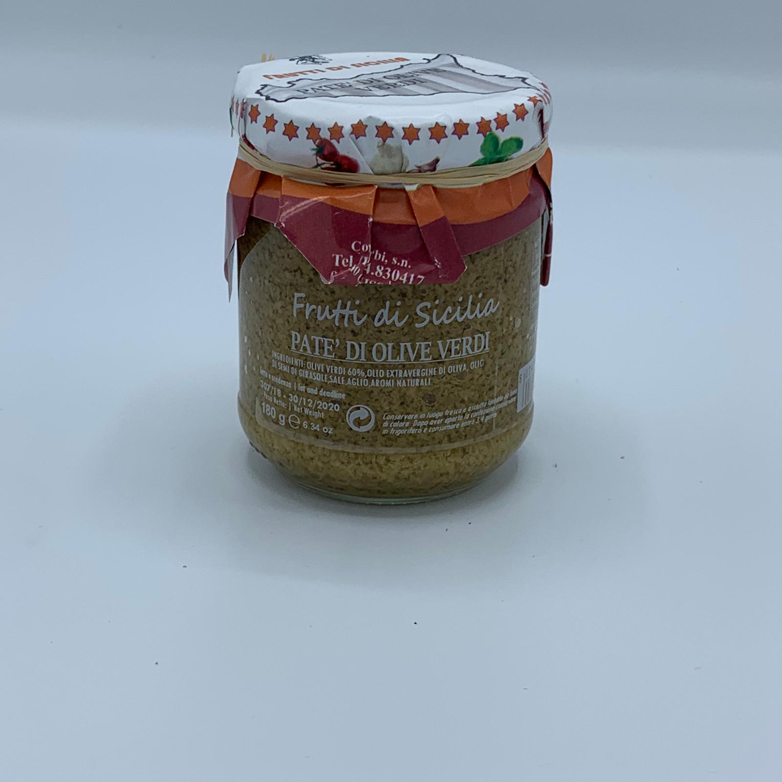 PATE DI OLIVE NERE - FRUTTI DI SICILIA