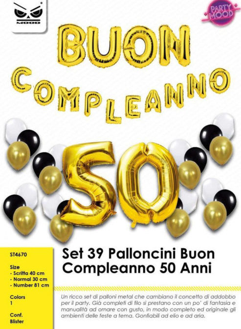 Buon Compleanno 50 Anni Portati Alla Grande Striscione Glitter Oro, Decorazioni 50° Compleanno E Feste Di Compleanno, Striscione Dorato, Decorazioni Compleanno Ghirlande Oro