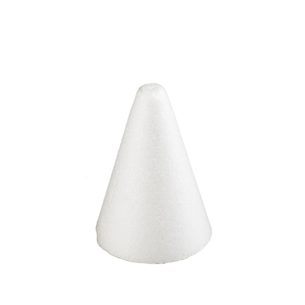 Cono in Polistirolo - Diametro 9 x H 20 cm