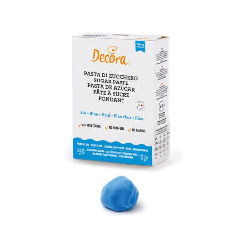 Pasta di Zucchero Blu -700g- Decora