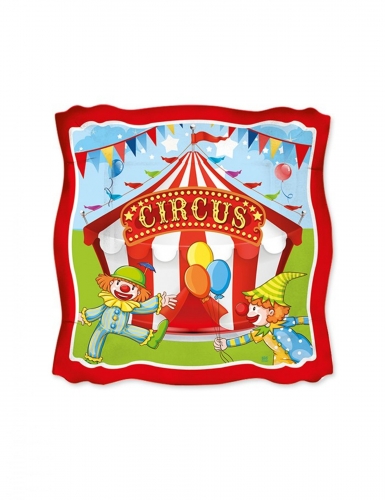 PIATTO PICCOLO QUADRATO CIRCO