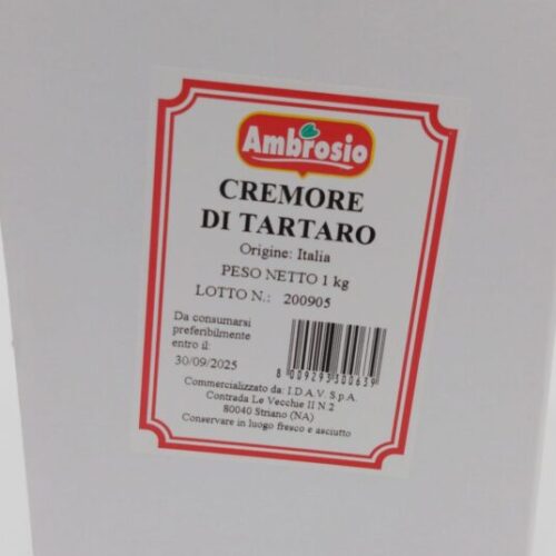 Cremore di Tartaro - 1kg - AMBROSIO.