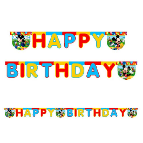 Festone " Happy Birthday" Topolino Club House