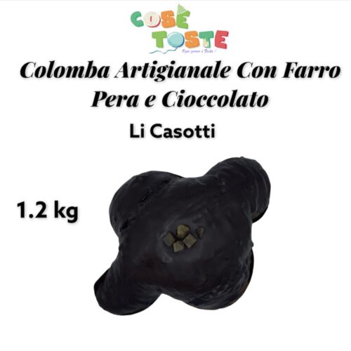 Colomba Artigianale Farro con Pera e  Cioccolato - Li Casotti