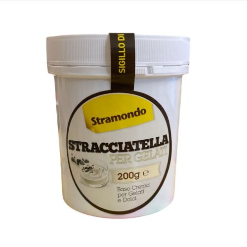 Preparato Semilavorato per Gelati e Dolci - STRACCIATELLA  200 g -  Stramondo .