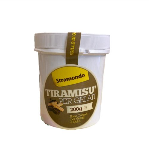 Preparato Semilavorato per Gelati e Dolci - TIRAMISU' 200 g -  Stramondo .