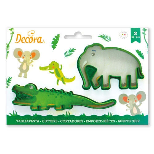 Tagliapasta Coccodrillo e Elefante - Decora