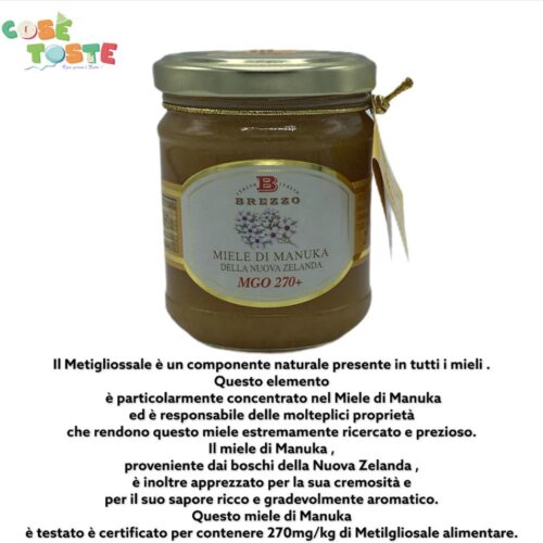 MIELE DI MANUKA - MGO270+ - BEZZO