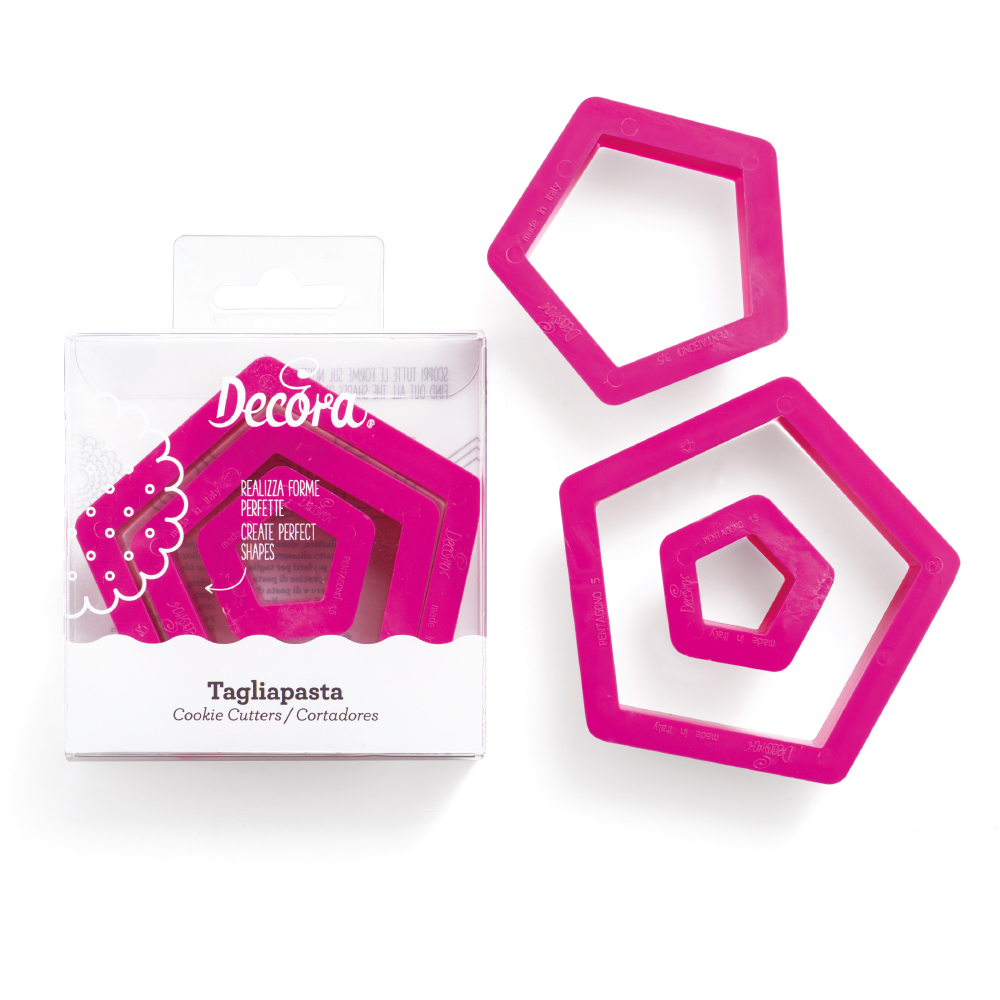 Tagliapasta Pentagono -3 pezzi- Decora.