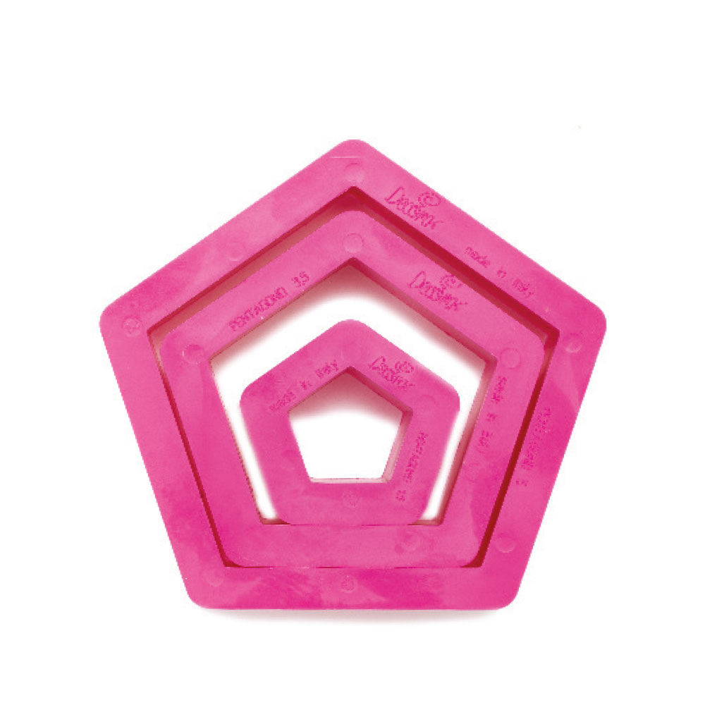 Tagliapasta Pentagono -3 pezzi- Decora. - immagine 3