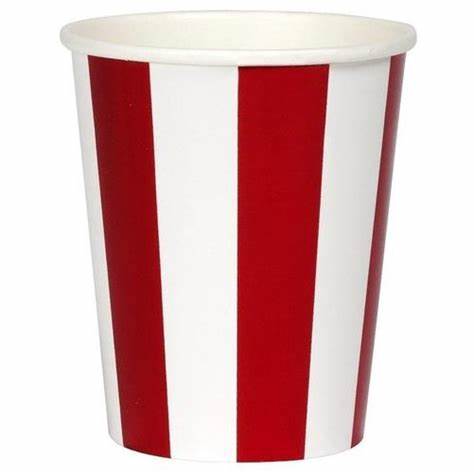 BICCHIERE A RIGHE CIRCO