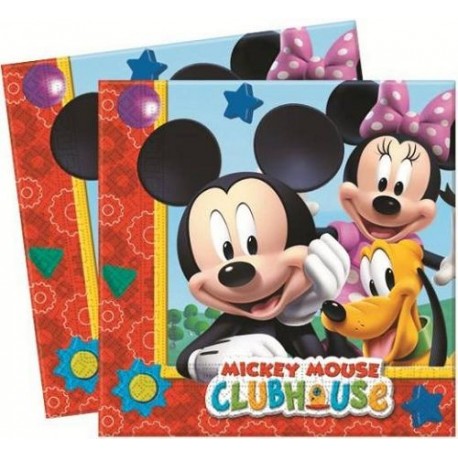 TOVAGLIOLI MICKEY CLUBHOUSE 33X33CM 20PZ