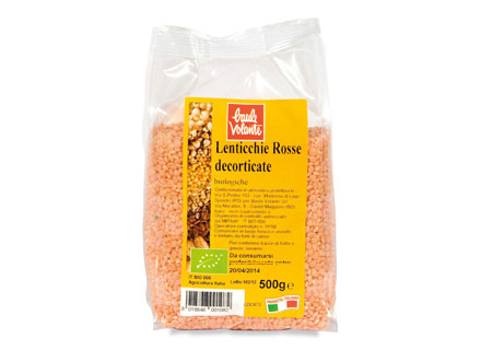 LENTICCHIE ROSSE DECORTICATE - BAULE VOL