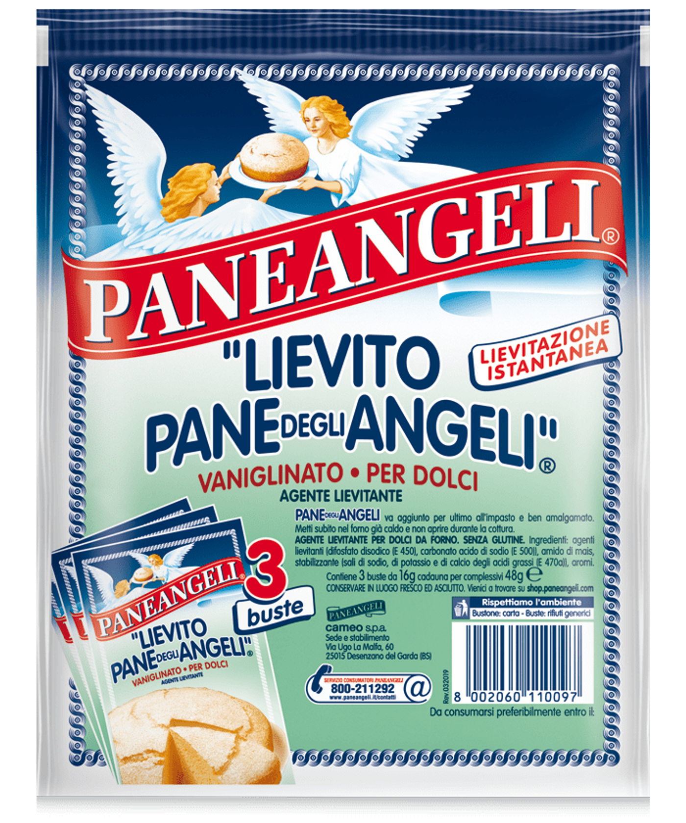 LIEVITO PER DOLCI PANE ANGELI