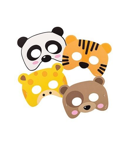 MASCHERINE CARTA ZOO PARTY GIVI ITALIA