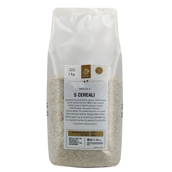 MISCELA AI 5 CEREALI IN FIOCCHI 1KG
