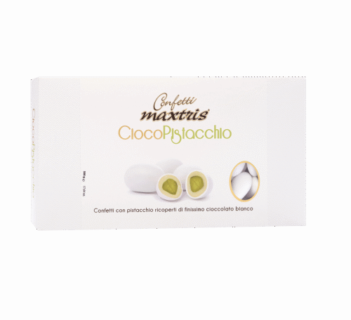 CONFETTI MAXTRIS CHOCOPISTACCHIO BIANCHI