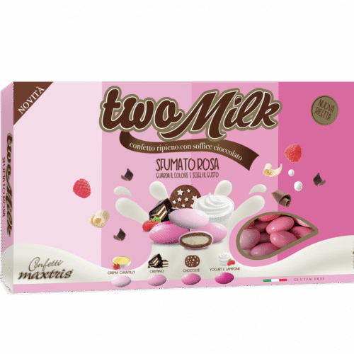 CONFETTI MAXTRIS TWO MILK SFUMATI ROSA