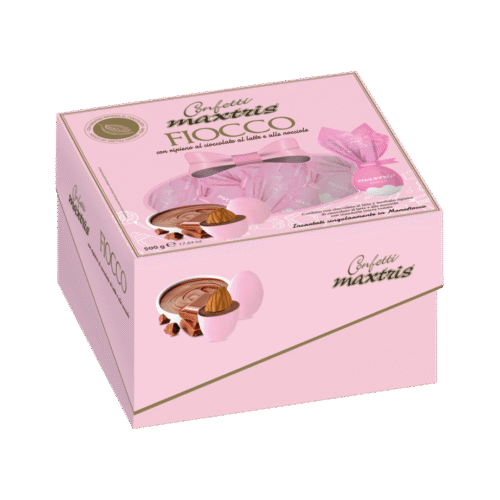 CONFETTI MAXTRIS  FIOCCO ROSA INCARTATI
