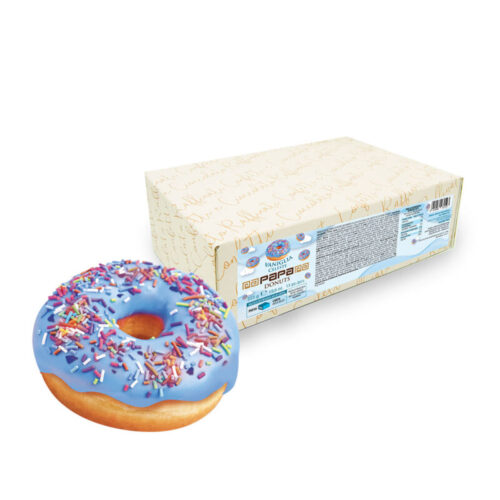 DONUT PAPA VANIGLIA CELESTE SCATOLA 15PZ