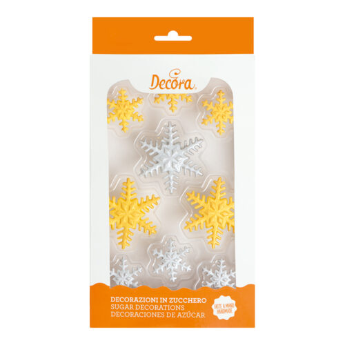 9 ZUCCHERINI GOLD&SLVER FROZEN - DECORA