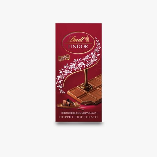 TAVOLETTA LINDOR DOPPIO CIOCCOLATO 100G