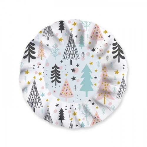 6 piatti fondi o 24 cm christmas vibes