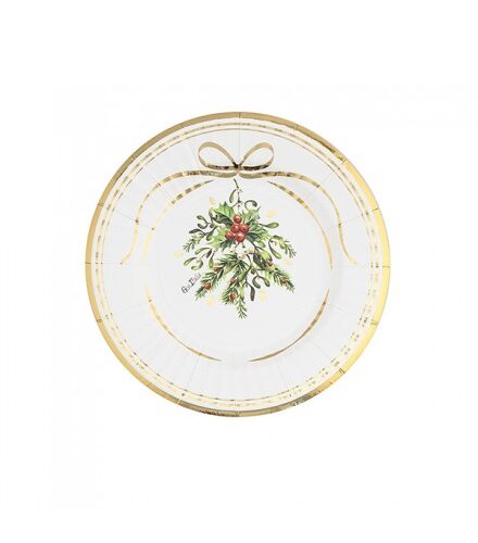 PIATTI MERRY GOLD CHRISTMAS 21CM CF8