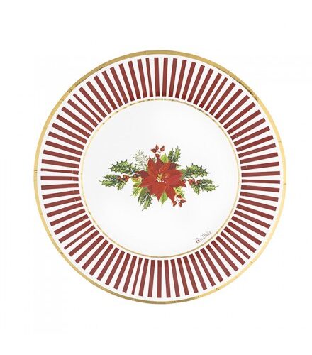 PIATTI CHRISTMAS FLOWER 27CM CF 8