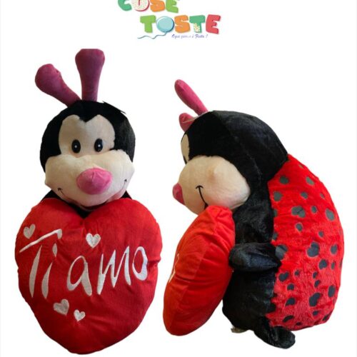COCCINELLA CON CUORE 50 CM