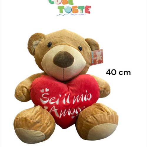 ORSACHIOTTO 40 CM  CON CUORE