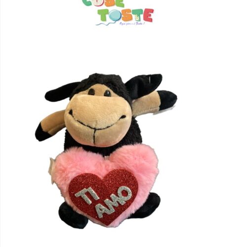 PECORA CON CUORE PELUCHE
