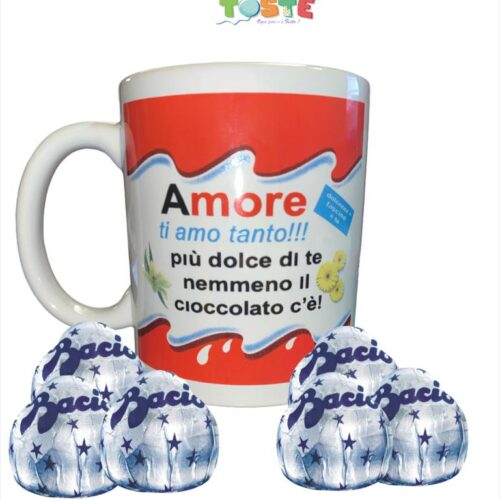 TAZZA SAN VALENTINO NUTELLA