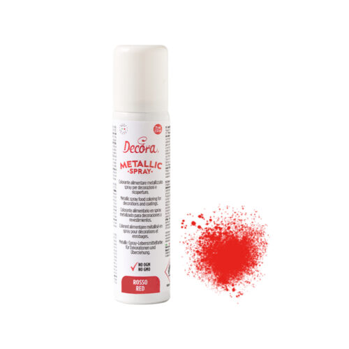 SPRAY DECORA METALLIC ROSSO
