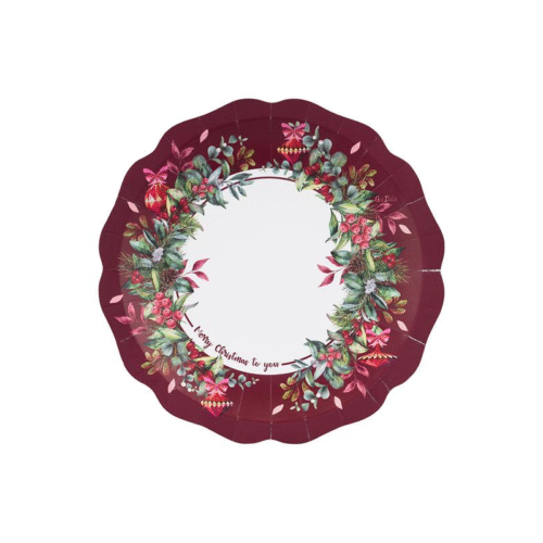 piatti cherry christmas cm27 pz8