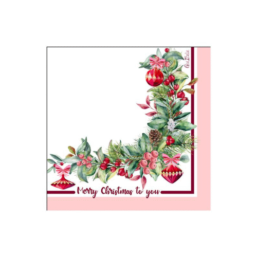 tovaglioli cherry christmas pz16