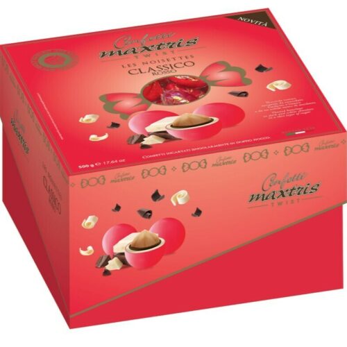 CONFETTI TWIST NOISETTES ROSSO MAXTRIS