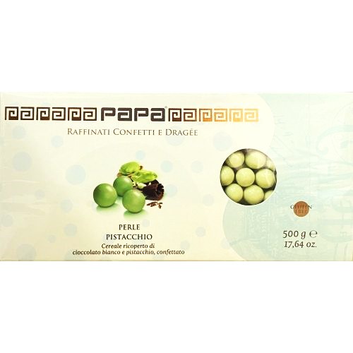 CONFETTI PAPA PERLE CIOCCOLATO PISTACCHI