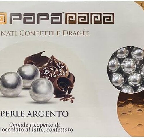 CONFETTI PAPA PERLE ARGENTO 500G