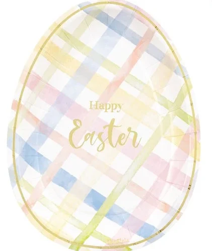 PIATTI CHAPED UOVO HAPPY 22CM 8PZ