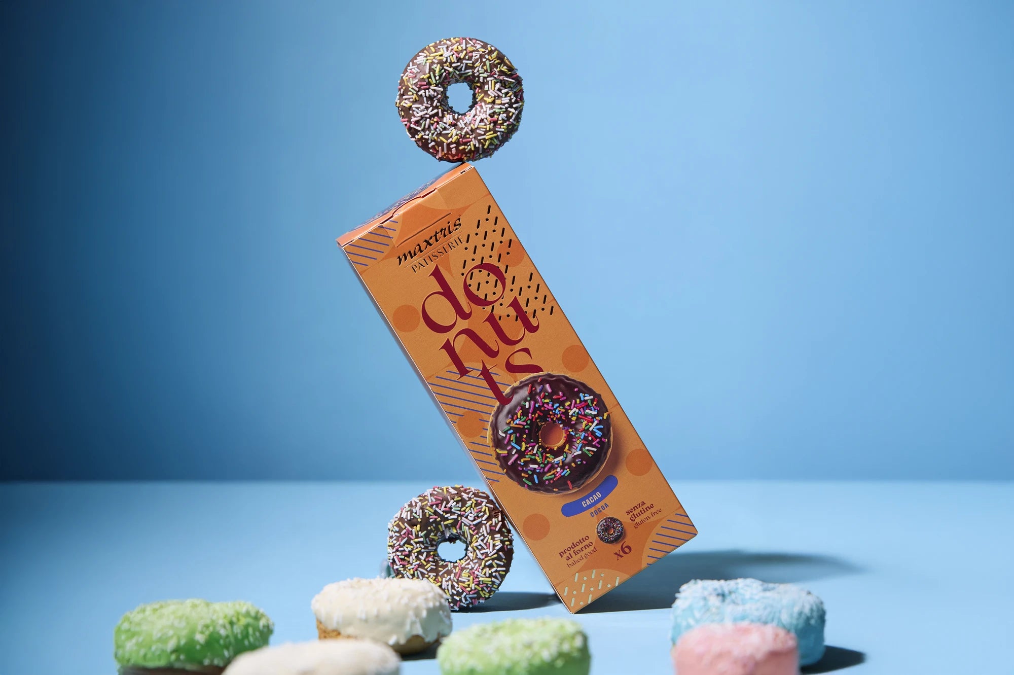 DONUT CACAO PZ 6 MAXTRIS