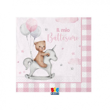 TOVAGLIOLO BATTESIMO ROSA TEDDY PZ 20
