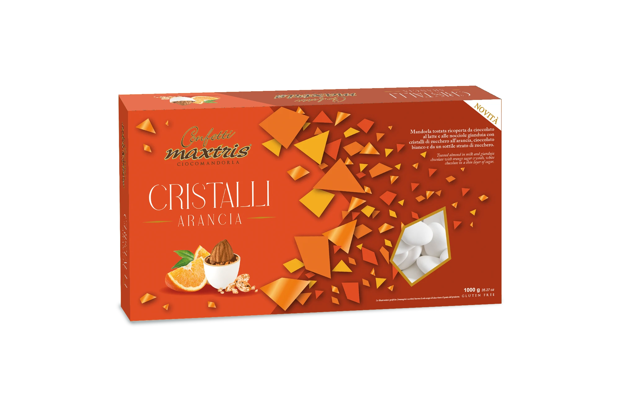 Confetti Cristalli Nmaxtris Arancia Kg1